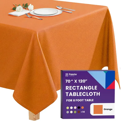 Miniatura 81 de Gee Di Moda - Mantel rectangular de 60 x 84 pulgadas – Mantel rectangular de poliéster lavable para mesa de 5 pies