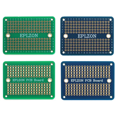 Miniatura 4 de Placa de Pruebas Soldable Mini Placa PCB Chapada en Oro Placa de Pruebas de Soldadura para Proyectos de Electrónica DIY Aplicable a Proyectos