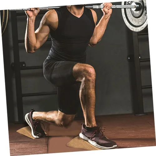 Miniatura 3 de Bloque de cuña para yoga, corcho, pantorrilla, antideslizante, rampa de fitness, prevención de lesiones, ejercicio de pierna inferior, tabla
