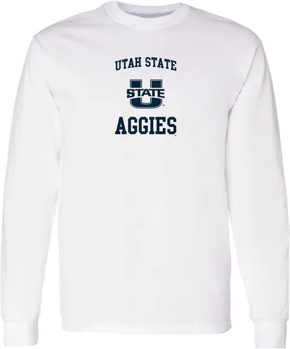 Miniatura 87 de NCAA oficial de College – University Team Color Arco Logo Manga Larga