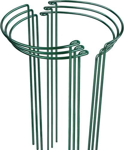 Miniatura 10 de LEOBRO 12 soportes para plantas, jaulas y soportes de peonía, estacas para plantas, estacas de soporte para plantas de interior, plantas al aire