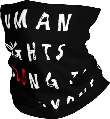 Miniatura 2 de Human Rights Belong to Everyone Head Wrap, Neck Gaiter, Headband, Fishing Mask, Magic Scarf Face Bandana Mask Neck Tube Balaclava for