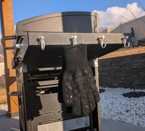 Miniatura 8 de Guantes para horno Grill Armor – Guantes resistentes al calor de 932 °F, al fuego y a los cortes para barbacoa, parrilla, cocina, asado, horneado