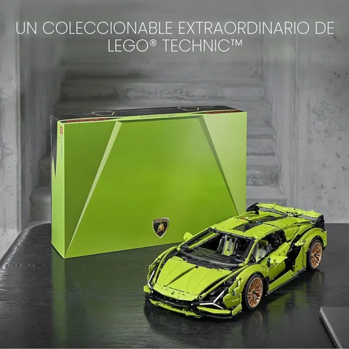 Miniatura 8 de Conjuntos de construcción LEGO Technic Lamborghini Sián FKP 37 para adultos - Detalles de kit de modelo de coche Lamborghini para hombres y mujeres