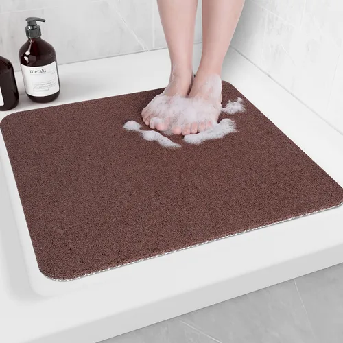 Miniatura 51 de Hargiis - Tapete antideslizante de secado rápido para bañera, piso, baño, ducha, cocina, hogar, hotel (color blanco, 24 x 24 pulgadas)