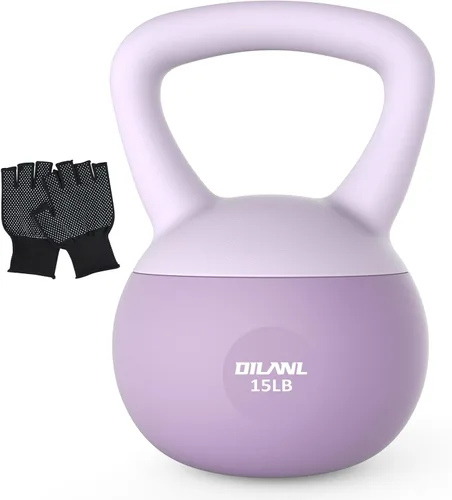 Miniatura 14 de Soft Kettlebell, Safe Strength Training Kettle bell, Cushioned Impact-Resistant Base and Anti-Slip Grip Weight, Kettlebells Set for Home Workouts