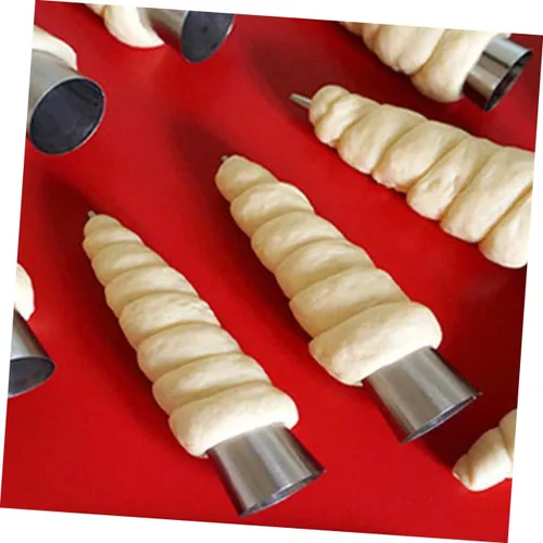Miniatura 4 de COLLBATH Juego de 10 moldes de croissant para hornear, moldes de metal fáciles de usar, para hacer croissants y crema pastelera