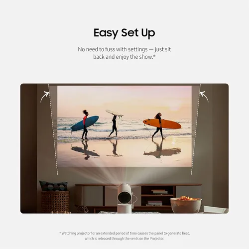 Miniatura 4 de Samsung 30" - 100" The Freestyle 2nd Gen con Gaming Hub Proyector portátil inteligente, FHD, HDR, experiencia de cine en casa de pantalla grande