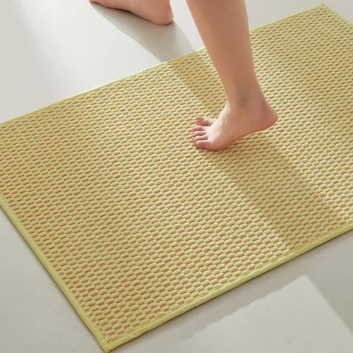 Miniatura 63 de TYUU Alfombras de Baño Antideslizantes Lavables, Tapete de Baño Súper Absorbente Delgado de Pila Baja para Secar Rápido, Alfombra de Baño Pequeña