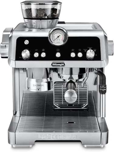 De'Longhi La Specialista Máquina espresso con amoladora de sensores, sistema de calentamiento doble, sistema avanzado de latte y boquilla de agua
