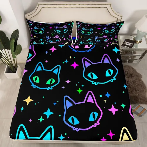 Miniatura 37 de Erosebridal Phoenix - Juego de sábanas de tamaño matrimonial, juego de sábanas bajeras de Phoenix con estampado de pájaro mágico para niños, Color 14