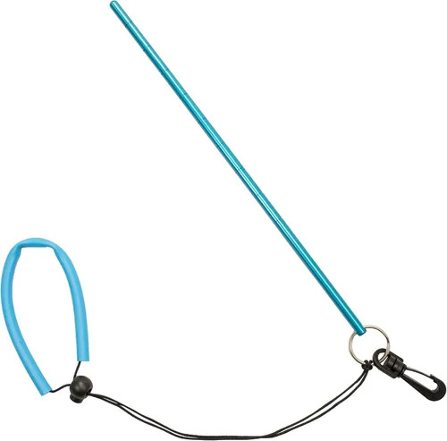 Scuba Choice Aluminum Lobster Tickle Stick (13") with Measurement Marks and Safety Lanyard, Lightweight Durable Underwater Tool for Scuba Diving,