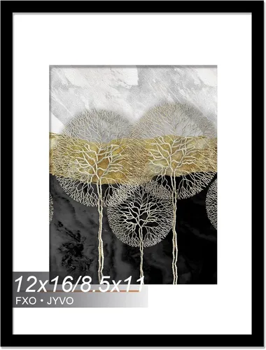 Miniatura 14 de Fxojyvo Marco de Fotos de 4x6, Muestra Foto de 3.5x5 con Paspartú o 4 x 6 Sin Paspartú, Liviano y de Alta Transparencia Marco de 4 por 6 para Pared