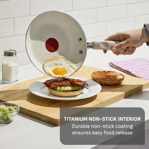 Miniatura 2 de T-Fal Signature - Juego de sartenes antiadherentes de 8 y 10 pulgadas, apto para lavavajillas, apto para horno hasta 350 °F, juego de ollas