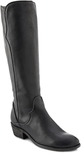 Miniatura 8 de Frye Carson - Botas altas para mujer hechas de cuero anticuado con ribetes de estilo occidental, cierre de cremallera interior y tacón bajo, altura
