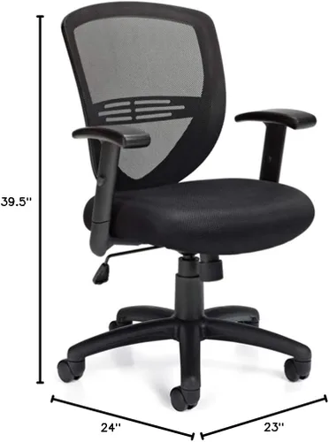Miniatura 2 de GOF Silla ergonómica de escritorio de oficina trasera de malla, asiento de tareas para conferencias, gestión, oficina en casa, diseño cómodo