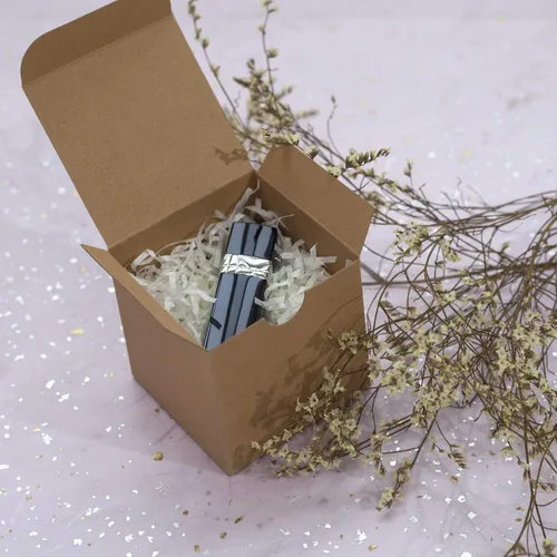 Miniatura 3 de GEFTOL Caja de regalo pequeña de papel de estraza, paquete de 50 unidades, 3 x 3 x 3 pulgadas, caja de regalo de papel para damas de honor
