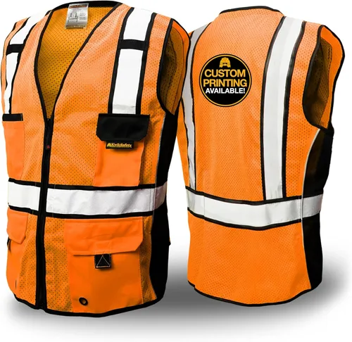 KwikSafety - Charlotte, NC - RoadBOSS Econ & Premium Safety Vest Class 2 Reflective Vest ANSI OSHA Safety Vest for Men