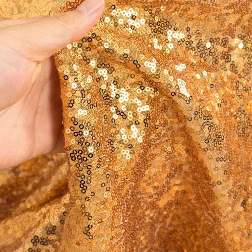 Miniatura 18 de Partisout Tela de lentejuelas por el patio - Tela de 3mm brillante para manualidades DIY, disfraces y decoración de fiesta Material de brillo, 3