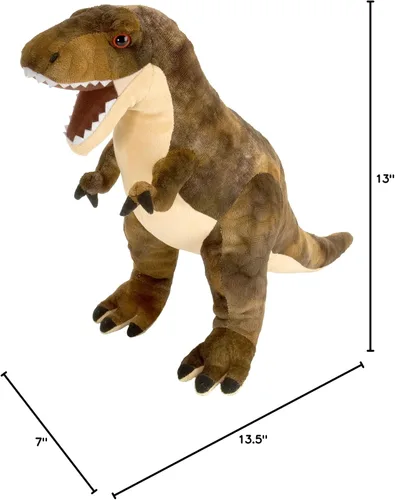 Miniatura 2 de Wild Republic Unique Loom Alfombra de Colección Jardín, 15 pulgadas, T-Rex