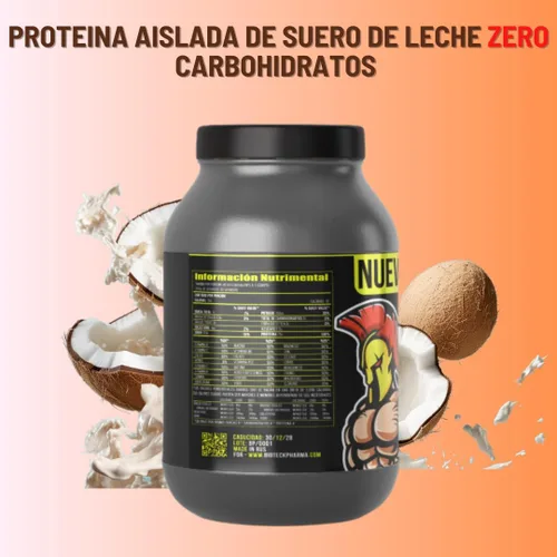 Miniatura 6 de Proteína ISO sabor crema de coco... (CREMA DE COCO, 4.4 lbs)