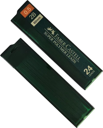 Miniatura 4 de Faber-Castell Recambios de lápiz mecánico 2B de 0.020 in (96 cables, 4 tubos de 24 minas cada uno)