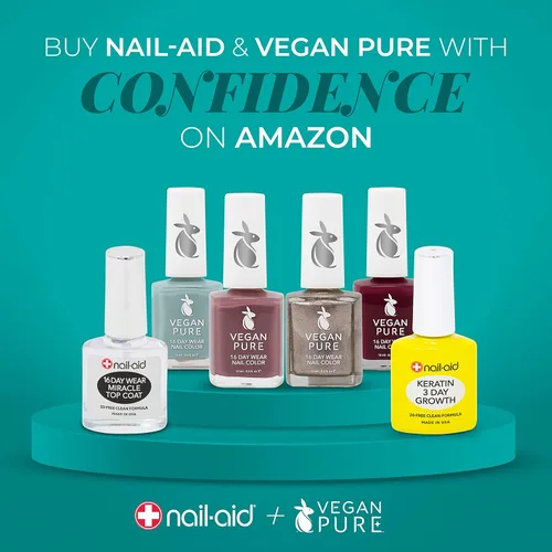 Miniatura 5 de Nail-Aid Biotin Ultimate Strength - Tratamiento y fortalecedor de uñas, transparente, 0.55 onzas líquidas (08873)