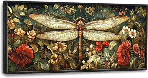 Miniatura 102 de Cuadros Grandes Enmarcados Arte de Pared para Sala de Estar, Lobos del Bosque Decoración de Pared de Gran Tamaño Lobo Animal Impresión en Lienzo