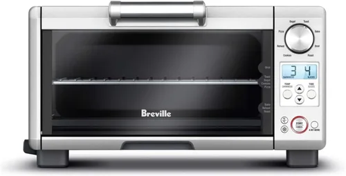 Breville BOV450XL - Horno de sobremesa inteligente mini y tostador, pequeño, de acero inoxidable cepillado