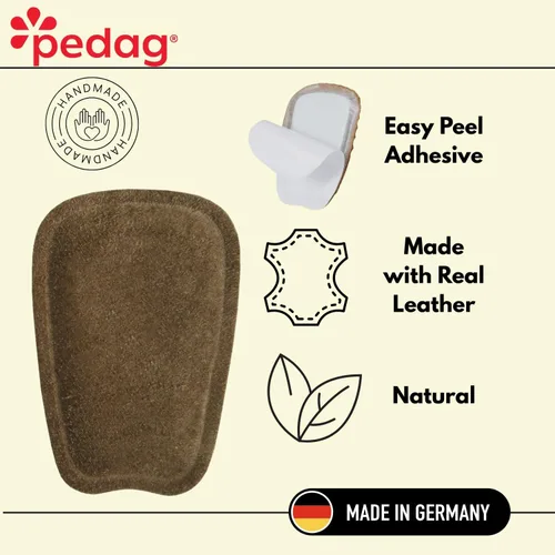 Miniatura 8 de pedag Supra Almohadillas de lengua alemanas hechas a mano Cuero de gamuza suave y acolchado de espuma viscoelástica para zapatos Resuelve