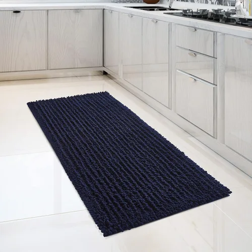 Miniatura 53 de FLOLEOPA Alfombras de Baño de Microfibra de Felpa Suave, Alfombras de Baño Absorbentes Antideslizantes Lavables a Máquina, Tapetes de Baño para Beige