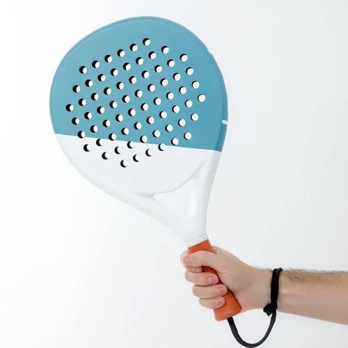 Miniatura 2 de LAPAT Raqueta de pádel con bolsa de cubierta, superficie de carbono con espuma viscoelástica EVA, raquetas de pádel ligeras, tenis POP Carbono Oslo