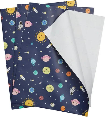 Miniatura 22 de The Gift Wrap Company 58-189227 Juego de hojas de papel para envolver regalos con diseño de animales de fiesta, 30 x 23 pulgadas, multicolor, 3