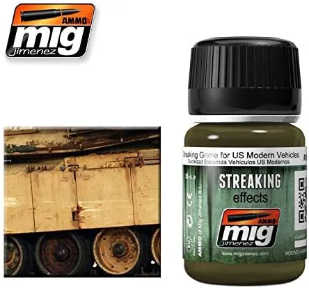 AMMO by mig Jimenez Streaking Grime for US Modern Vehicles Esmalte Wash