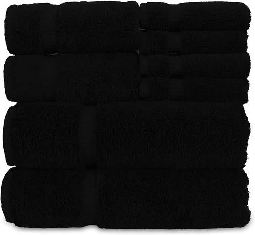 Miniatura 89 de Colección de calidad de hotel y spa, altamente absorbente y de secado rápido, 100% algodón turco, 750+ GSM, toallas ecológicas, toallas con borde