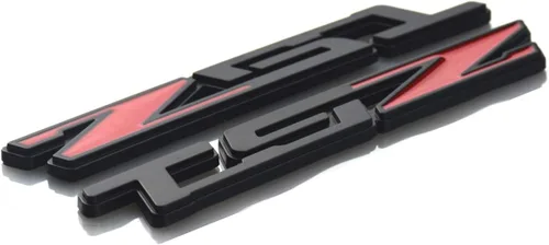 Miniatura 3 de 2 piezas Z51 emblema placa de identificación 3D reemplazo de letra para C5 C6 C7 Corvette (negro)