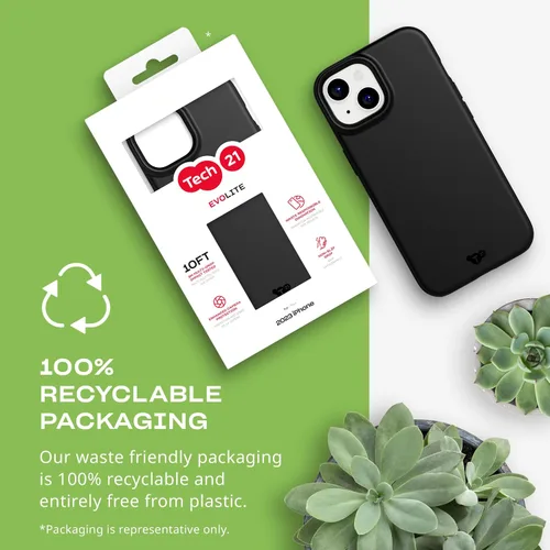 Miniatura 8 de Tech21 EvoLite - Funda para iPhone 16e / 15, funda fina de protección contra impactos, color negro