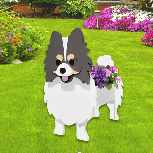 Miniatura 18 de Maceta de Perro English Springer Spaniel, Macetas de Plantas, Bonita Maceta de Jardín para Perros, Macetas de Perro Regalos de Cumpleaños