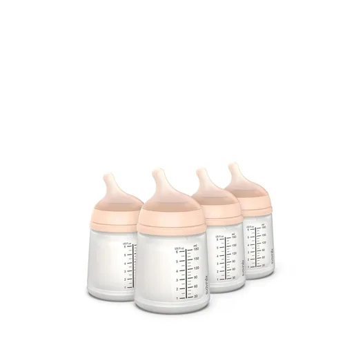Miniatura 30 de Suavinex Zero Zero - Biberón anti cólico para bebé, marca española de biberones no 1, minimiza el rechazo del biberón y la confusión del pezón, Claro