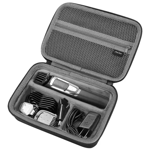 ProCase Estuche rígido de viaje para máquina de afeitar y accesorios eléctricos Norelco Multigroom Series 3000 5000 7000 MG3750 MG5750/49 MG7750/49