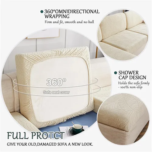 Miniatura 3 de Fundas de cojín para asiento de sofá, impermeables, de alta elasticidad, universal, elástica, fundas de cojín de repuesto para cojines individuales