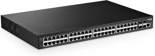 Miniatura 10 de MokerLink Switch gestionado Gigabit de 28 puertos, 24 puertos GE, 4 x 10G SFP+ Uplink, 1 puerto de consola, 1 puerto USB, L3 Smart Managed, sin