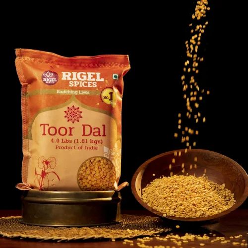Miniatura 3 de Rigel Spices Toor Dal 4 libras – Arhar Dal para comidas nutritivas – Lentejas amarillas naturales Toor Dal – Ingrediente esencial de la cocina india.