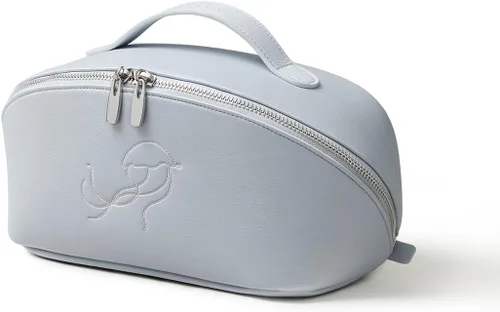 Miniatura 50 de EACHY Bolsa de Maquillaje de Viaje, Bolsas de Cosméticos de Gran Capacidad para Mujeres, Bolsa Portátil Impermeable que se Abre Plana, Bolsa de Aseo