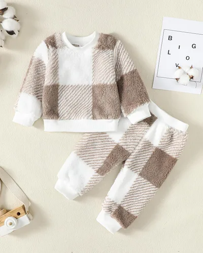 Miniatura 38 de Renotemy Conjunto de ropa para bebé recién nacida, para otoño e invierno, manga larga, pantalones, lindo conjunto de ropa para bebé niña