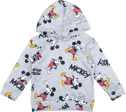Miniatura 2 de Disney Mickey Mouse - Conjunto de atuendo navideño de vellón con capucha y pantalones deportivos para recién nacidos a niños grandes