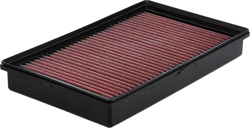 Miniatura 4 de K&N Filtro de aire de motor original de alto flujo: Aumento de potencia: Premium, Lavable: Compatible con Nissan 2016-2019, Titan XD, 33-5048