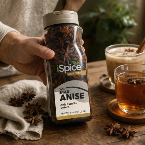Miniatura 5 de iSpice Premium Anís estrellado multiusos Especias esenciales de cocina Anis Estrellado Estrella De Anis totalmente natural 8 oz (227 g)