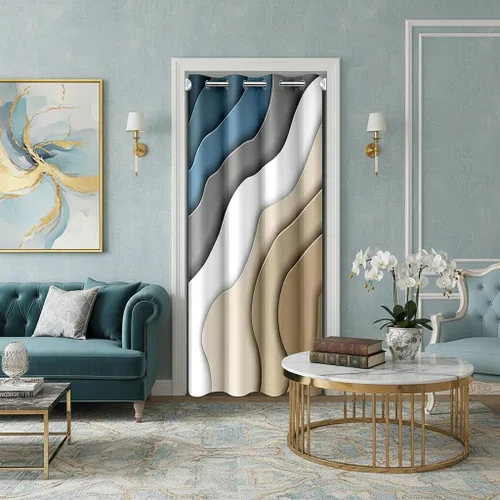 Miniatura 18 de Castle Fairy Cortina con estampado de piel de vaca para jóvenes adultos, diseño abstracto de piel de vaca blanca y granate, cortina opaca