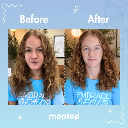 Miniatura 3 de MopTop Champú y acondicionador sin sulfato – El champú y acondicionador natural para cabello rizado ayuda a restaurar el cabello seco dañado
